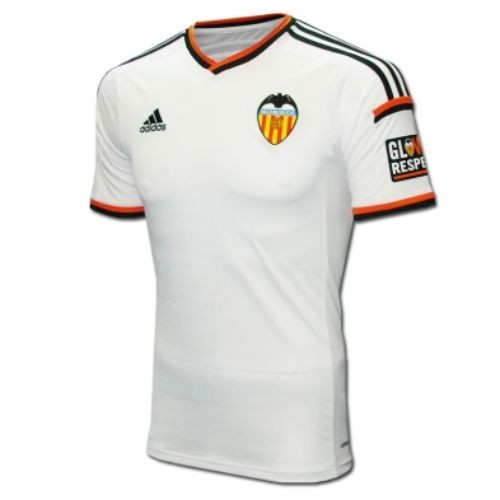 Футбольная футболка Валенсия Домашняя 2014 2015 длин. рукав 2XL(52)