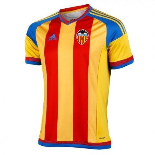 Футбольная футболка Валенсия Гостевая 2015 2016 длин. рукав 2XL(52)