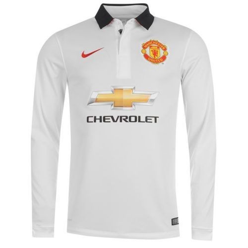 Футбольная футболка Манчестер Юнайтед Гостевая 2014 2015 длин. рукав 3XL(56)