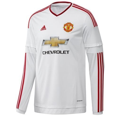 Футбольная футболка Манчестер Юнайтед Гостевая 2015 2016 длин. рукав XL(50)